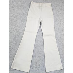 Cuyana Wide Leg Pants, Jeans, Flared, White, 93% Cotton 7% Elastane, Womens Sz 4